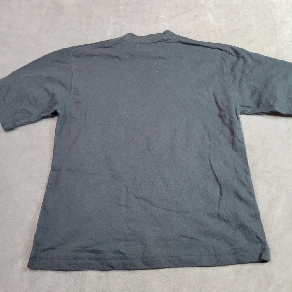 Fresno American Heritage‎ Kids Large Black Short Sleeve Cotton T-Shirt RN 57026